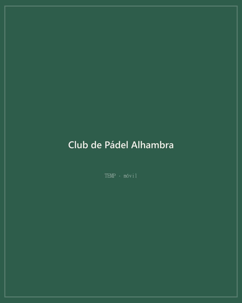Vista del Club de Pádel Alhambra del Golf en Estepona
